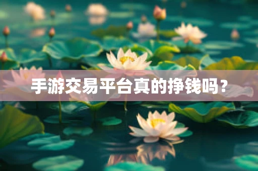 手游交易平台真的挣钱吗？