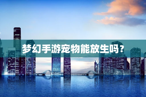 梦幻手游宠物能放生吗？
