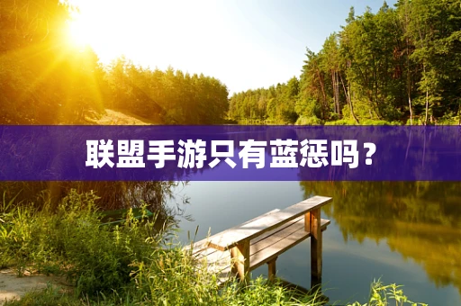 联盟手游只有蓝惩吗？