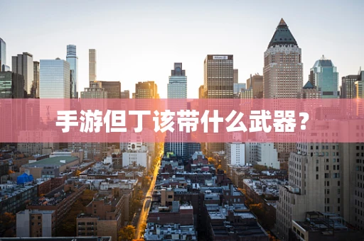 手游但丁该带什么武器？