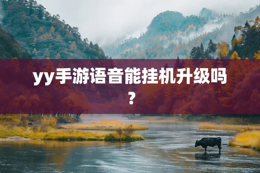 yy手游语音能挂机升级吗？