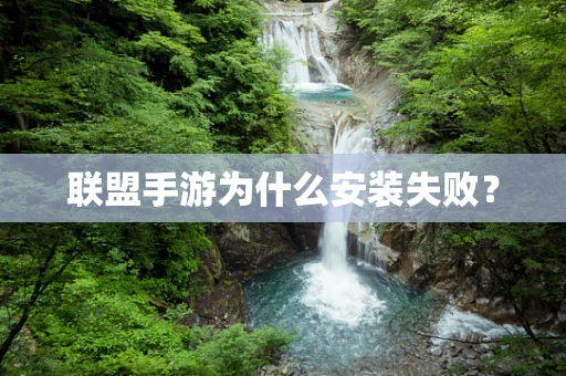 联盟手游为什么安装失败？