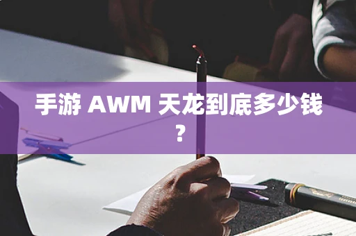手游 AWM 天龙到底多少钱？