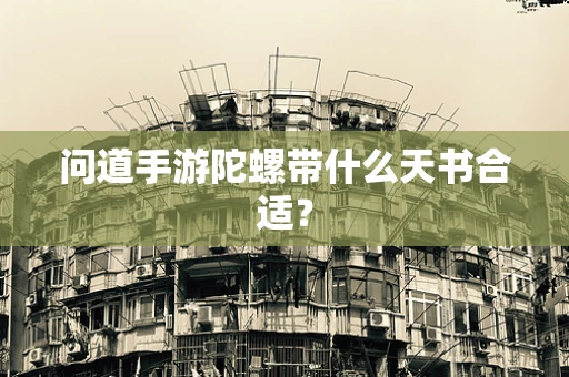 问道手游陀螺带什么天书合适？