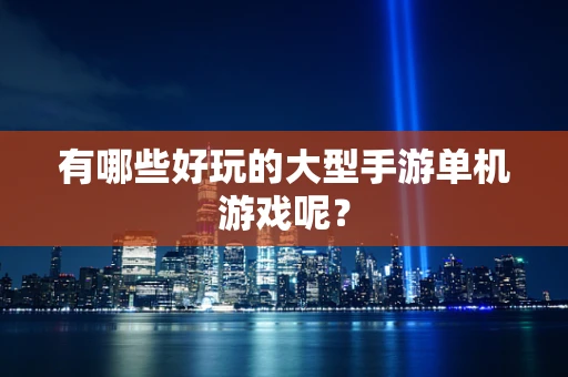 有哪些好玩的大型手游单机游戏呢？