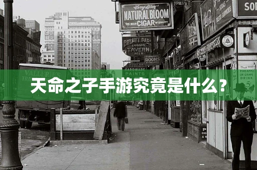 天命之子手游究竟是什么？