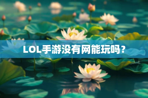 LOL手游没有网能玩吗？