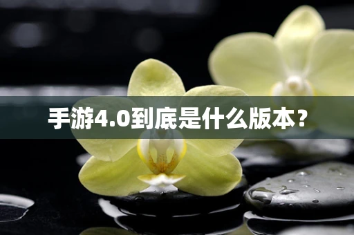 手游4.0到底是什么版本？
