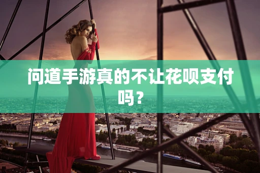 问道手游真的不让花呗支付吗？