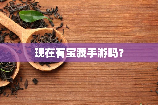 现在有宝藏手游吗？