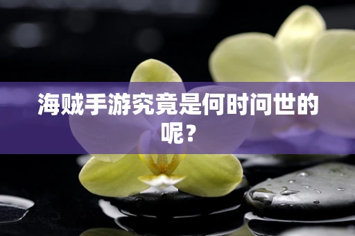 海贼手游究竟是何时问世的呢？