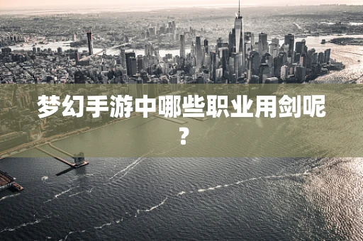 梦幻手游中哪些职业用剑呢？