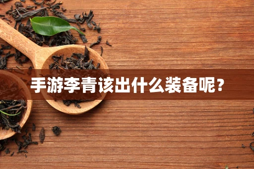 手游李青该出什么装备呢？