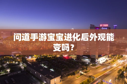 问道手游宝宝进化后外观能变吗？