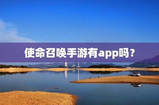 使命召唤手游有app吗？