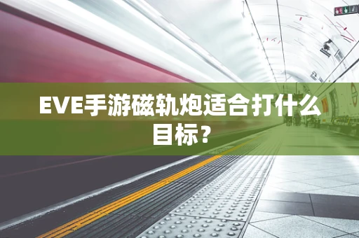 EVE手游磁轨炮适合打什么目标？