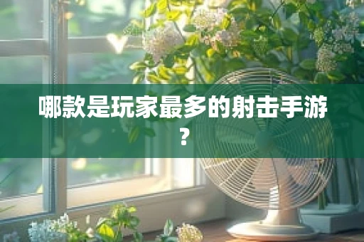 哪款是玩家最多的射击手游？