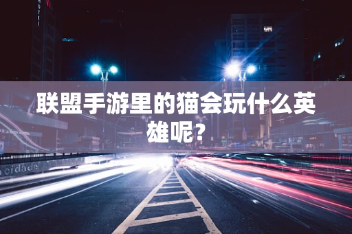 联盟手游里的猫会玩什么英雄呢？