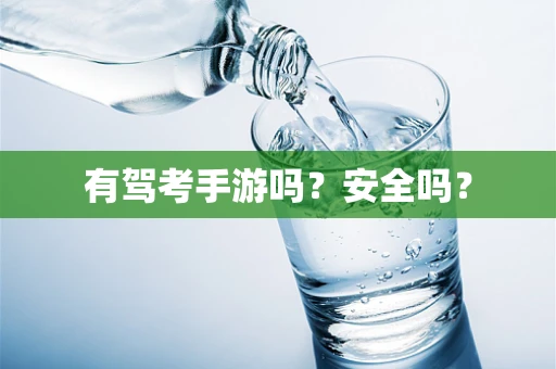 有驾考手游吗？安全吗？
