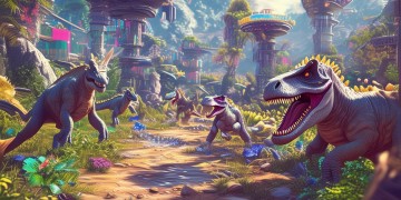 手游里有恐龙作战模式吗？